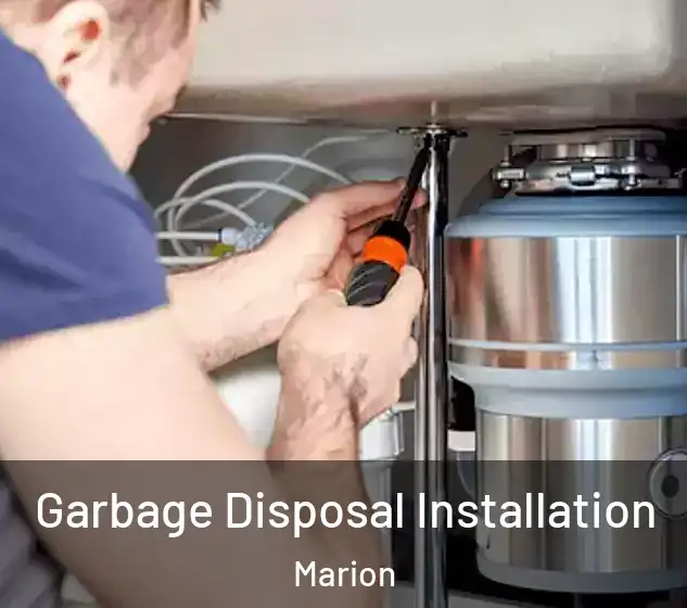  Garbage Disposal Installation Marion