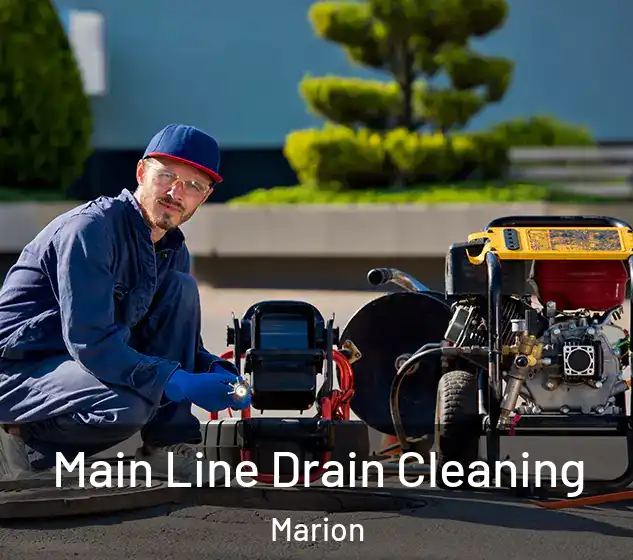  Main Line Drain Cleaning Marion