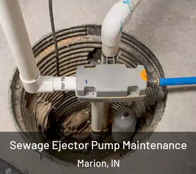  Sewage Ejector Pump Maintenance Marion, IN