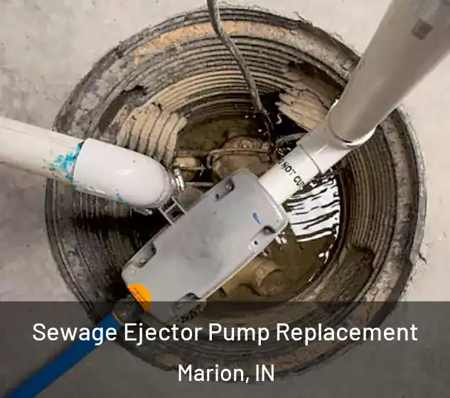  Sewage Ejector Pump Replacement Marion, IN