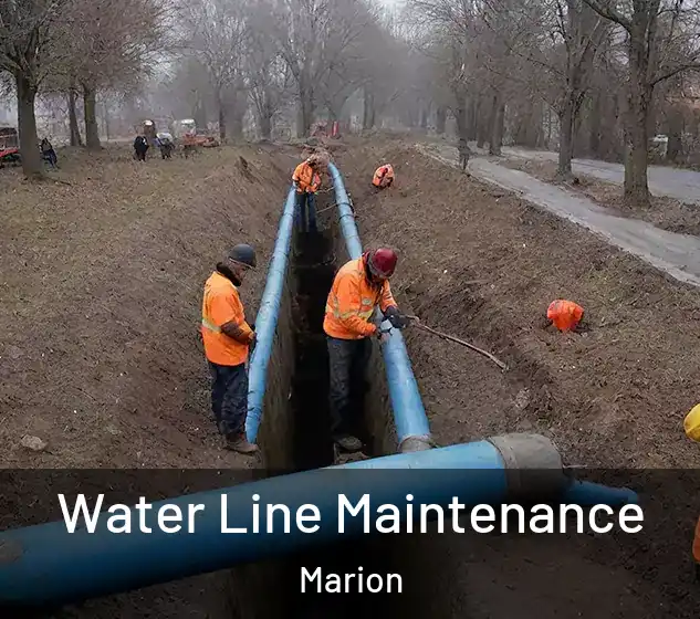  Water Line Maintenance Marion